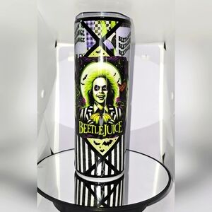 HANDMADE BEETLEJUICE TUMBLER!!